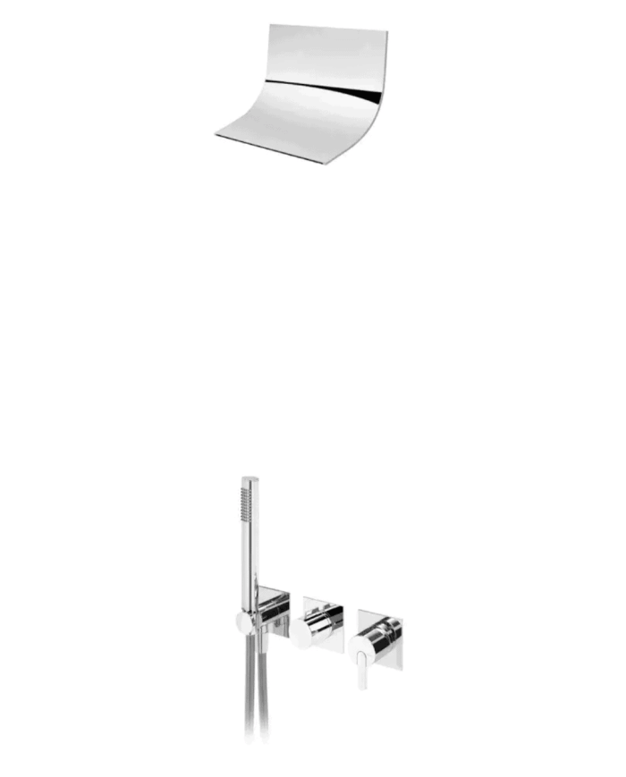 Kit de douche encastré cascade Lusa - Bruma