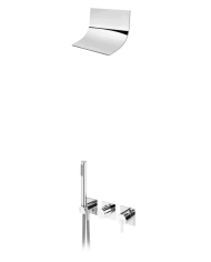 Kit de douche encastré cascade Lusa - Bruma