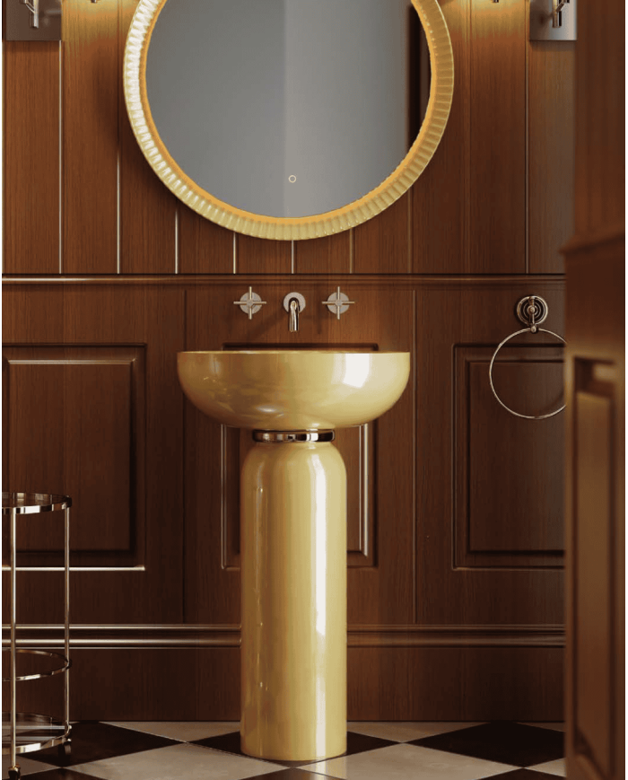 Lavabo sur pied Jolie Ø50 cm – The.Artceram