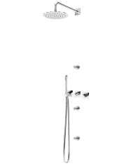 Kit douche encastré 3 jets Lusa - Bruma