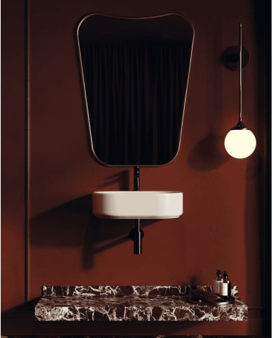 Lave-mains 55x43 suspendu Won – The.Artceram