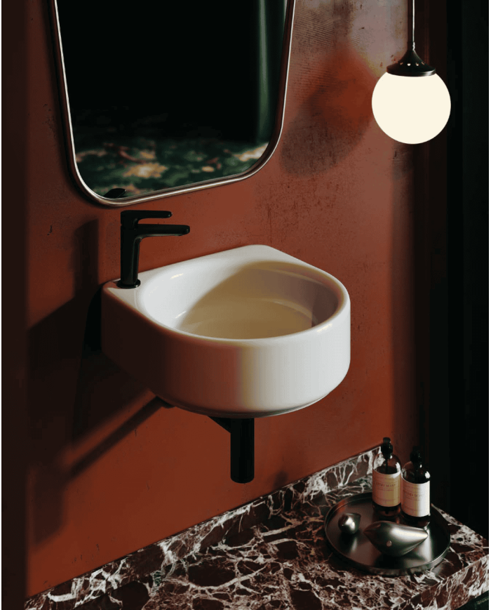 Lave-mains 48x44 suspendu Won – The.Artceram