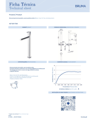 Mitigeur lavabo réhaussé Leaf - Bruma