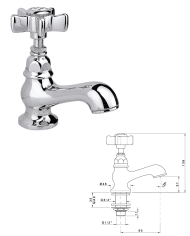 Kit complet lave-mains chrome Victorian - Aqua prestige