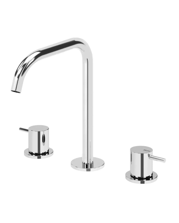 Mitigeur lavabo sur plan 3 trous Leaf - Bruma