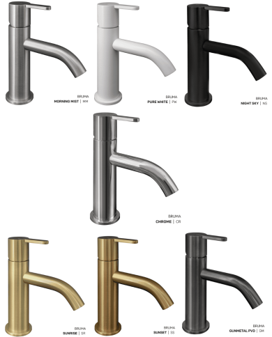 Mitigeur lavabo mural Leaf 4 - Bruma