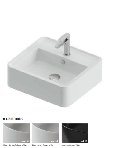 Lavabo Rodolfo 50x45 à poser – The.Artceram