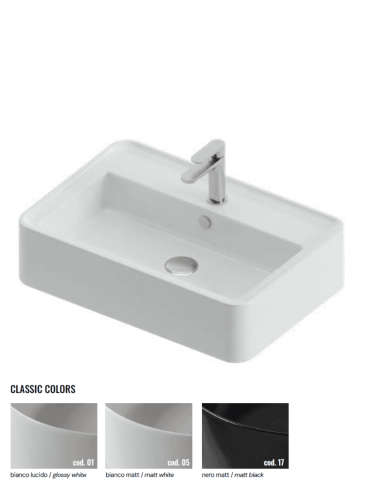 Lavabo Rodolfo 65x45 à poser – The.Artceram