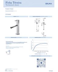 Mitigeur bidet Leaf - Bruma