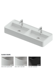 Lavabo Rodolfo 120x45 à poser – The.Artceram
