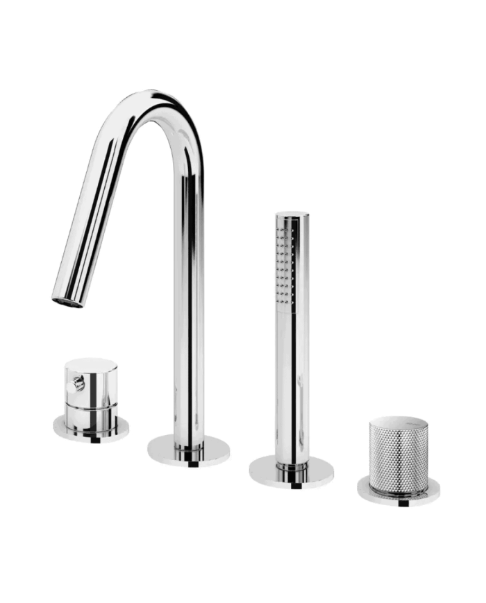 Mitigeur bain / douche 4 trous Leaf - Bruma