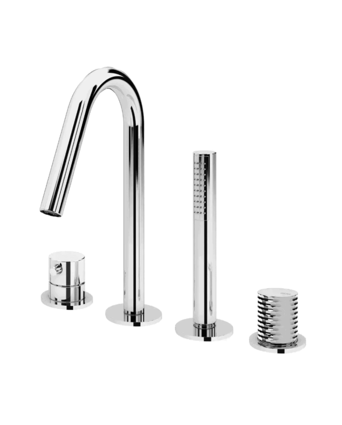 Mitigeur bain / douche 4 trous Leaf - Bruma