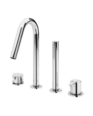 Mitigeur bain / douche 4 trous Leaf - Bruma