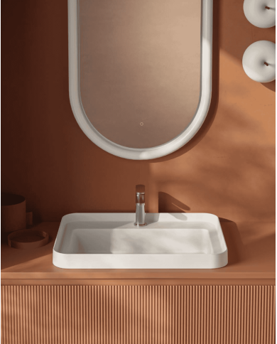Vasque Fuori Scala 60x45 semi encastré – The.Artceram