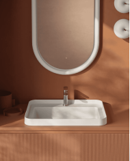 Vasque Fuori Scala 60x45 semi encastré – The.Artceram