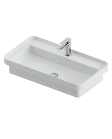 Vasque Fuori Scala 80x45 semi encastré – The.Artceram