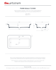 Vasque Fuori Scala 80x45 semi encastré – The.Artceram