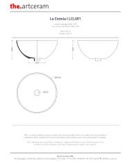 Vasque à poser La Ciotola Ø46 – The.Artceram