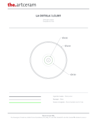 Vasque à poser La Ciotola Ø46 – The.Artceram