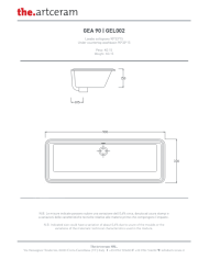Lavabo sous plan Gea 90x33 – The.Artceram