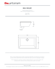 Lavabo sous plan Gea 53x34.5 – The.Artceram