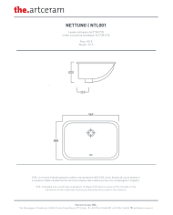 Lavabo sous plan Nettuno 56x38 – The.Artceram