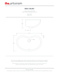 Lavabo sous plan Idea 60x37 – The.Artceram