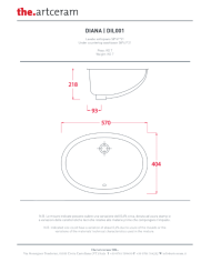 Lavabo sous plan Diana 57x40 – The.Artceram