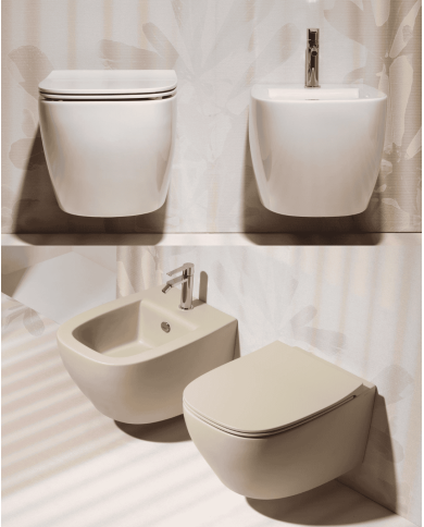 Bidet monotrou suspendu Juniper - Simas