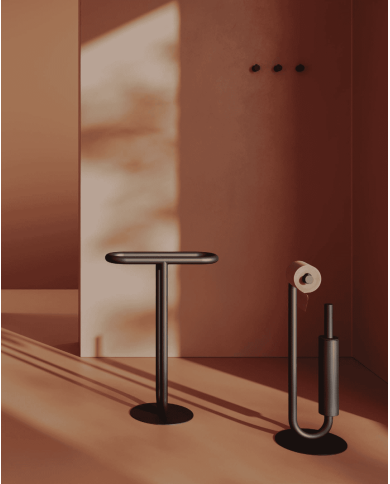 Porte papier toilette mural - The.artceram