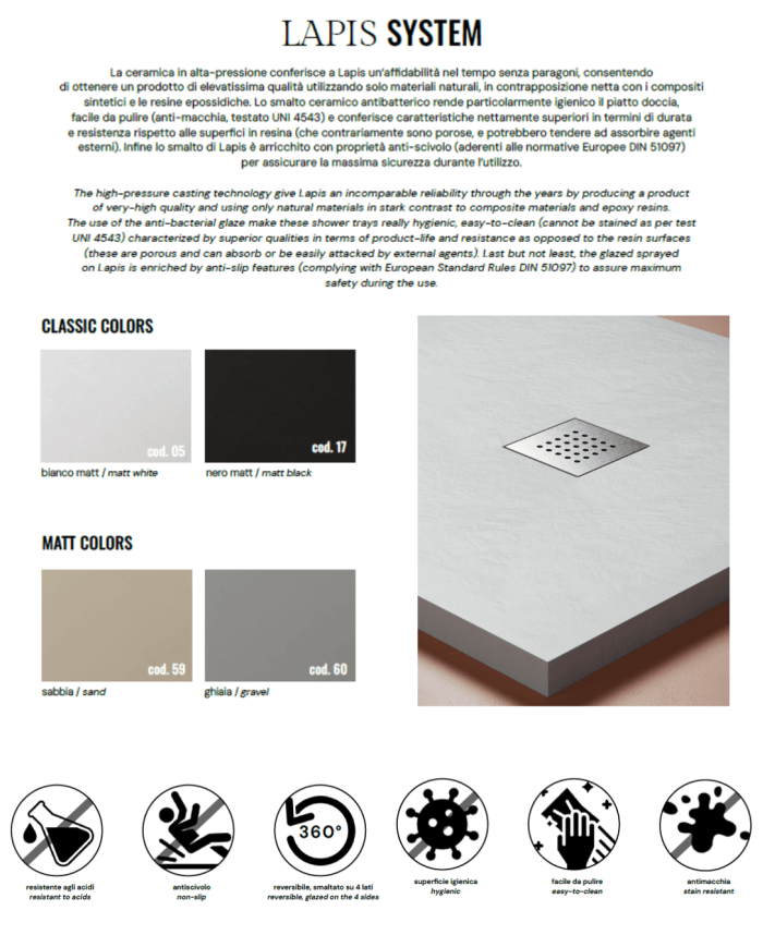 Receveur Collection Lapis – The.Artceram