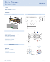 Mitigeur thermostatique encastré Leaf - Bruma