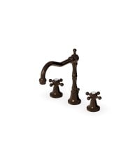 Mélangeur lavabo croix 3 trous bec fixe - Agora - Zucchetti