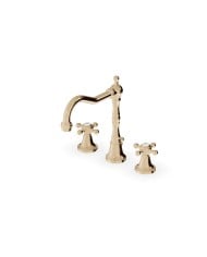 Mélangeur lavabo croix 3 trous bec fixe - Agora - Zucchetti
