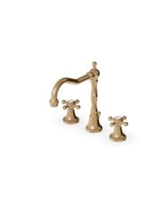 Mélangeur lavabo croix 3 trous bec fixe - Agora - Zucchetti
