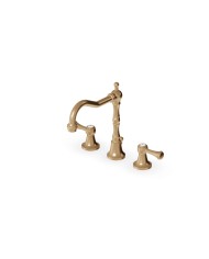Mélangeur lavabo manettes 3 trous bec fixe - Agora - Zucchetti
