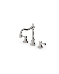 Mélangeur lavabo manettes 3 trous bec fixe - Agora - Zucchetti