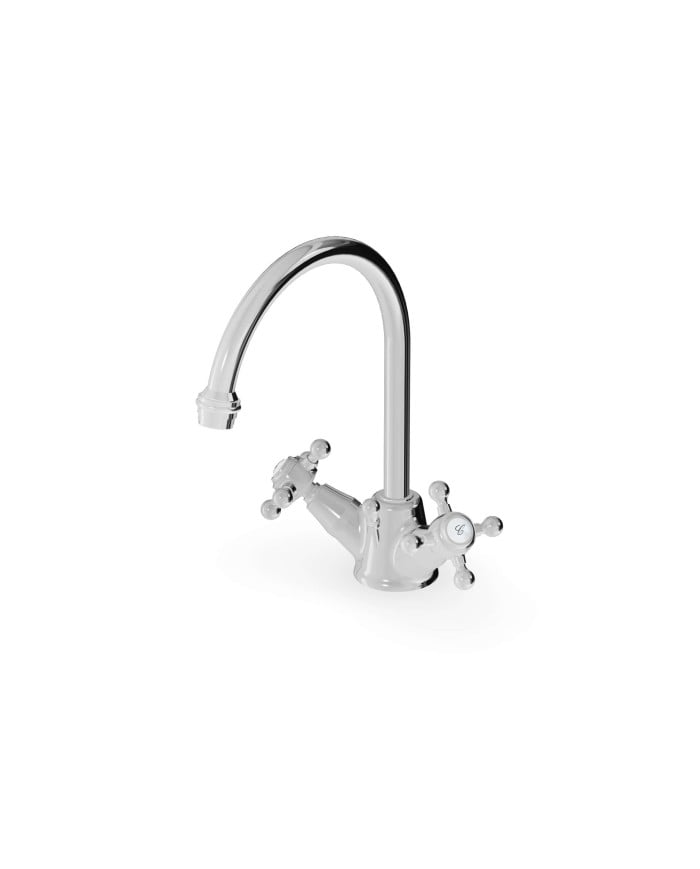 Mélangeur lavabo monotrou croix - Agora - Zucchetti