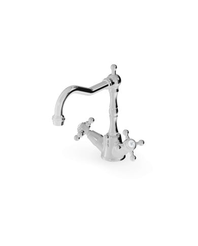 Mélangeur lavabo 3 trous bec fixe - Agora - Zucchetti