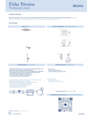 Kit douche EasyFix Leaf - Bruma