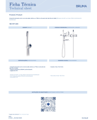 Garniture de douche Leaf - Bruma