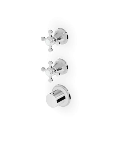 Mitigeur thermostatique douche 2 sorties croix Agora – Zucchetti