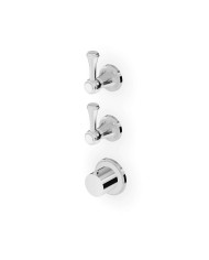 Mitigeur thermostatique douche 2 sorties manette Agora – Zucchetti