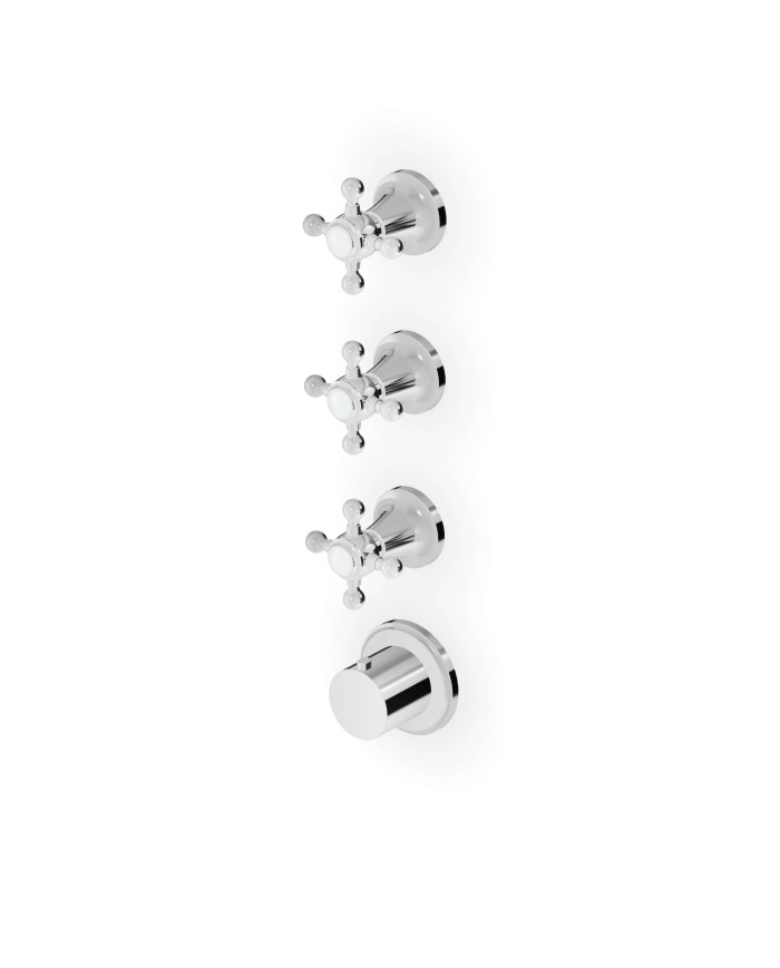 Mitigeur thermostatique douche 3 sorties croix Agora – Zucchetti