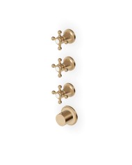 Mitigeur thermostatique douche 3 sorties croix Agora – Zucchetti