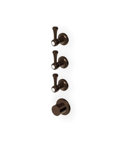 Mitigeur thermostatique douche 3 sorties manette Agora – Zucchetti