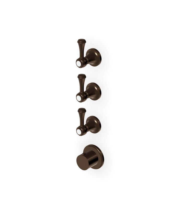 Mitigeur thermostatique douche 3 sorties manette Agora – Zucchetti
