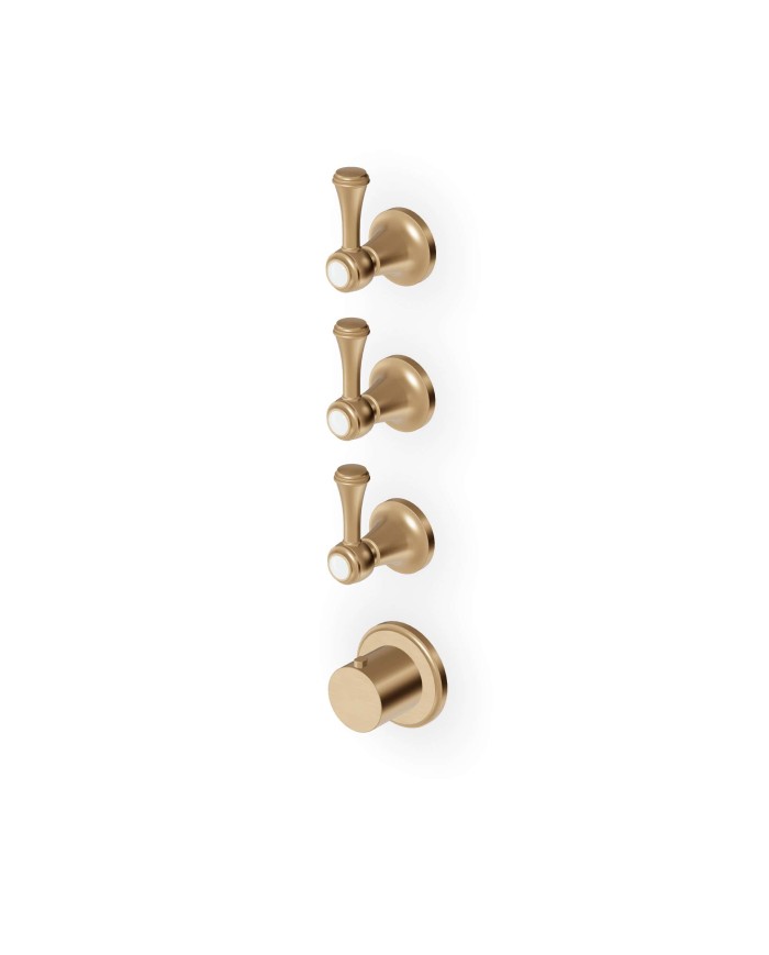 Mitigeur thermostatique douche 3 sorties manette Agora – Zucchetti