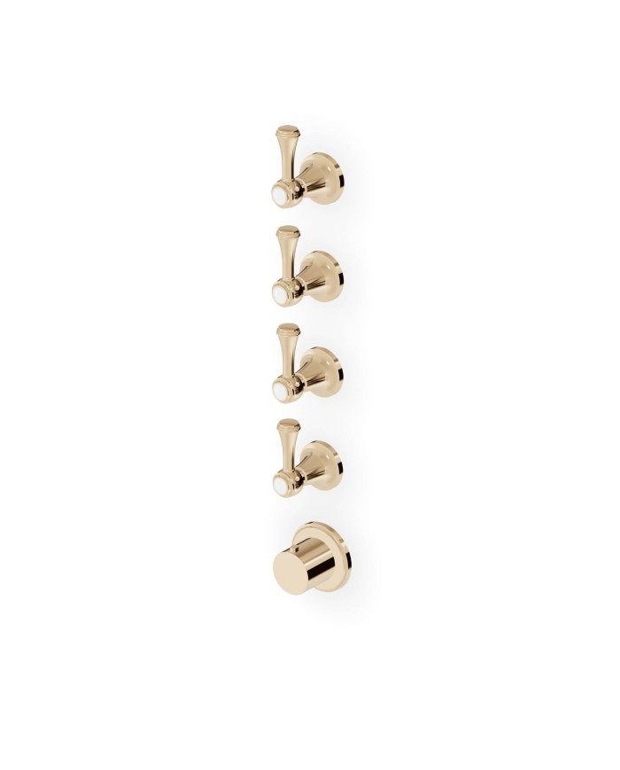 Mitigeur thermostatique douche 4 sorties manette Agora – Zucchetti