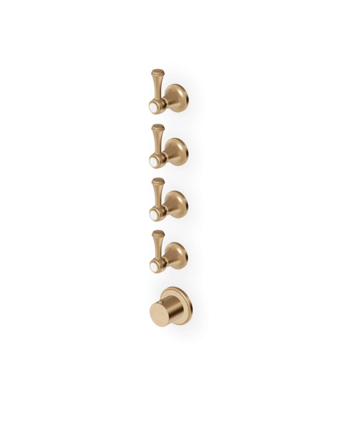 Mitigeur thermostatique douche 4 sorties manette Agora – Zucchetti